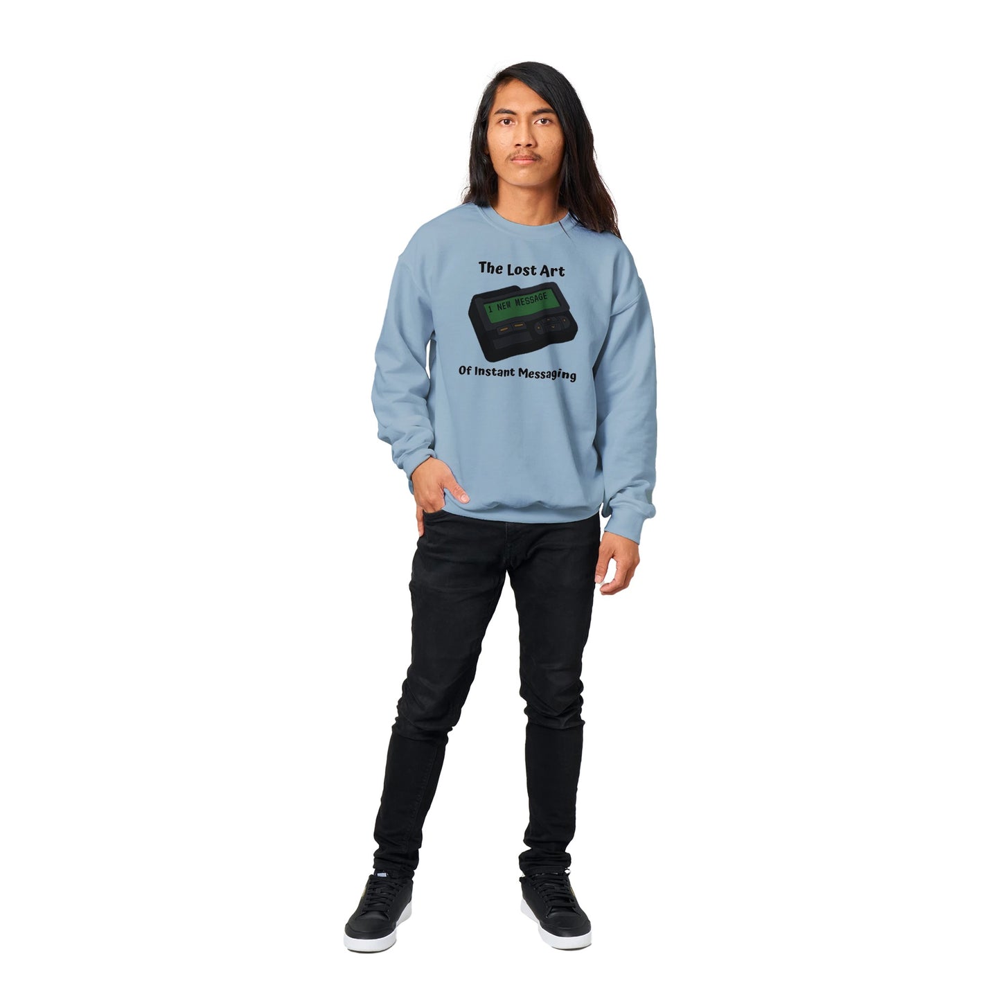 Pager Classic Unisex Crewneck Sweatshirt