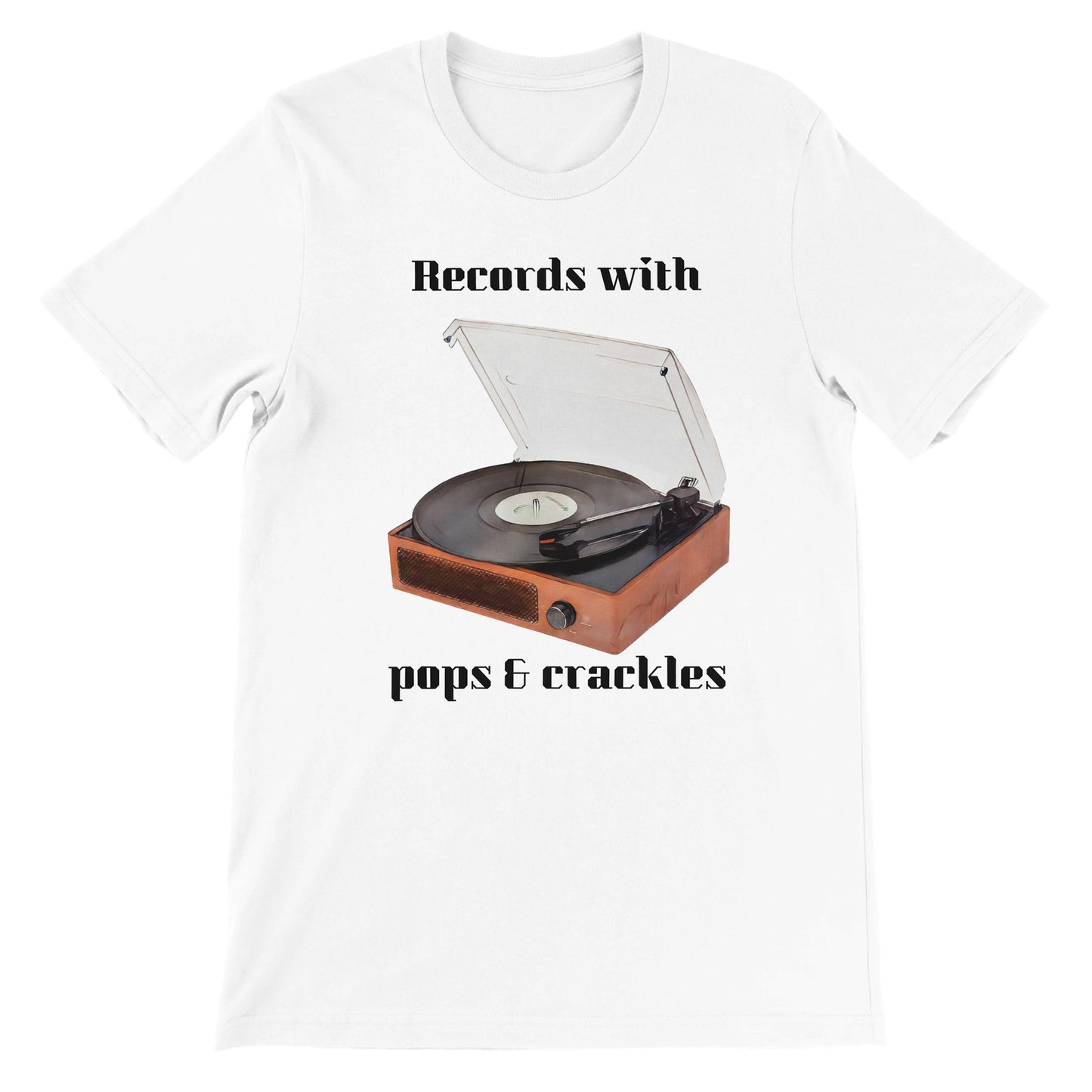 Vinyl Player Premium Unisex Crewneck T-shirt