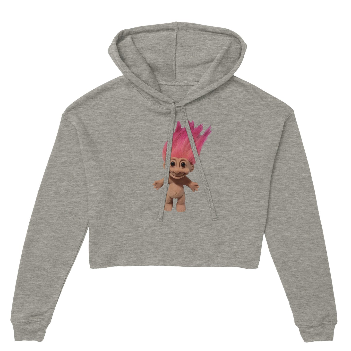 Troll Women's Cropped Hoodie