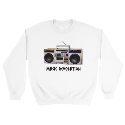 Music Revolution Classic Unisex Crewneck Sweatshirt