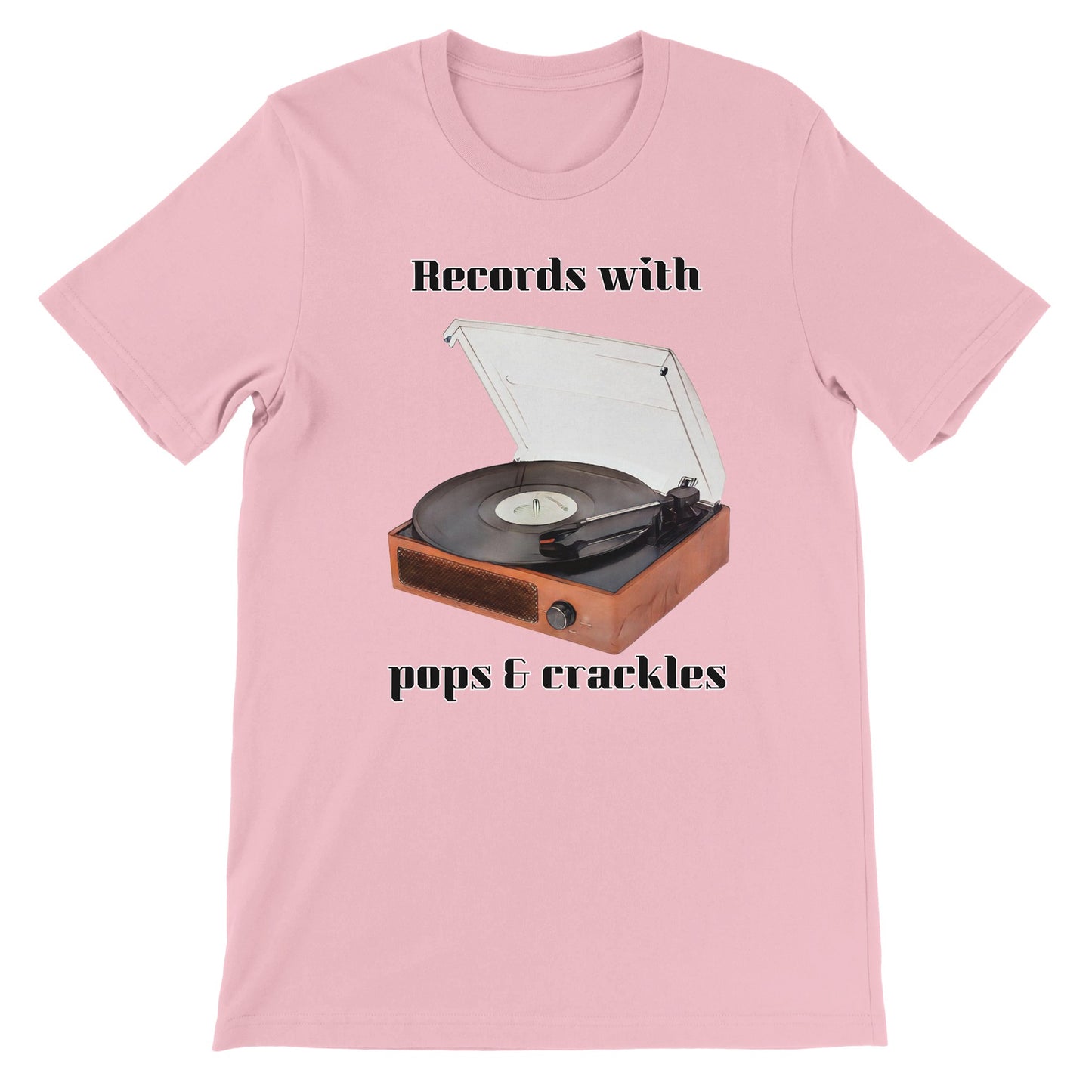 Vinyl Player Premium Unisex Crewneck T-shirt