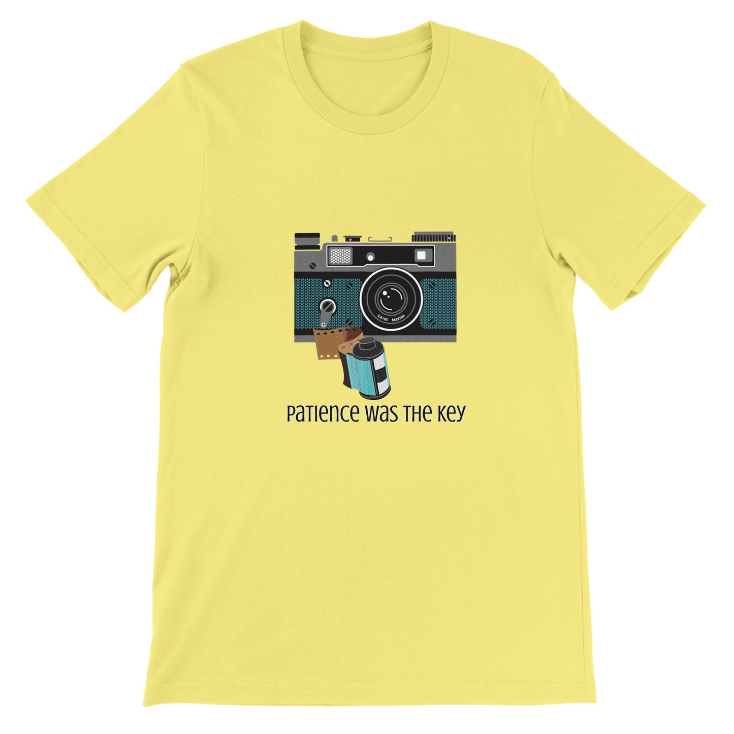 Camera With Film Premium Unisex Crewneck T-shirt