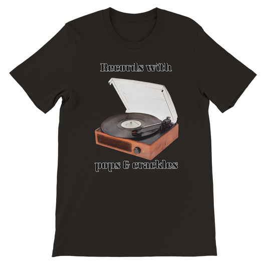 Vinyl Player Premium Unisex Crewneck T-shirt