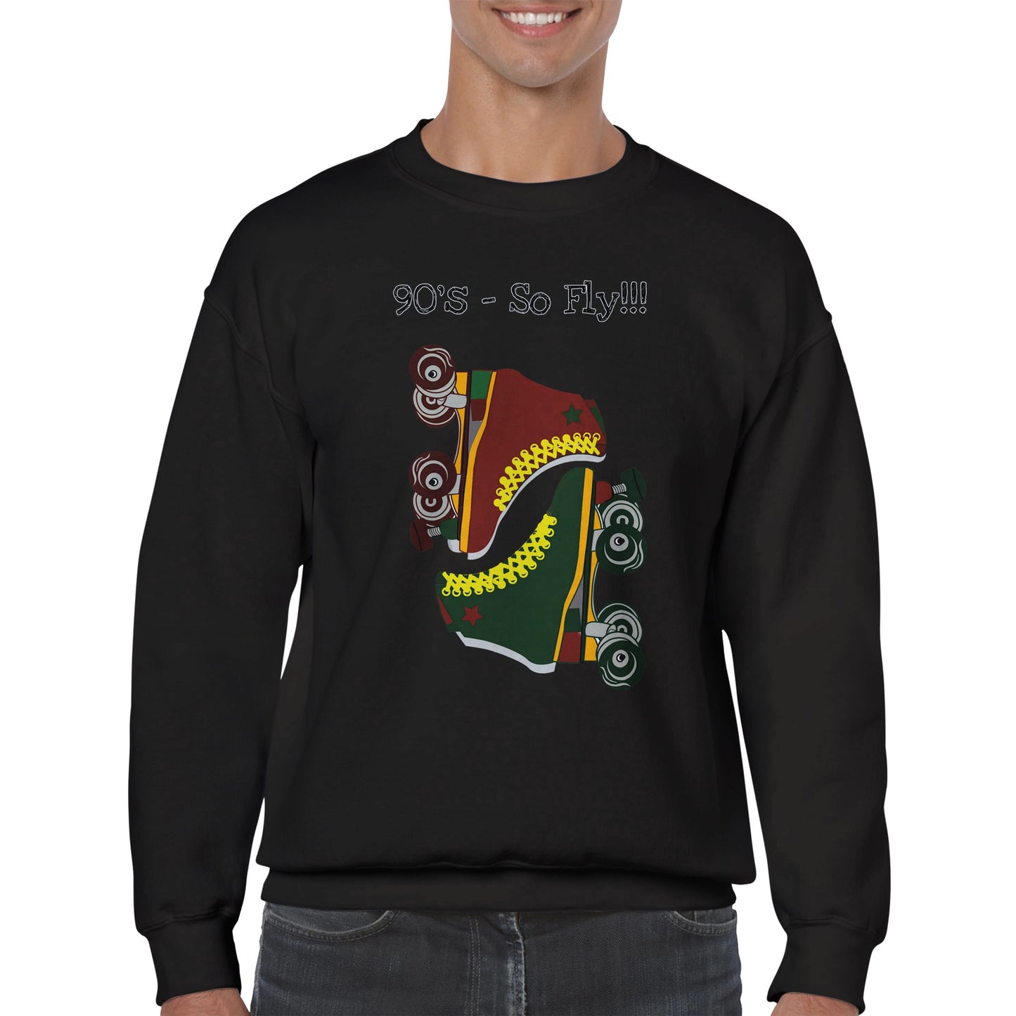 Roller Skates Classic Unisex Crewneck Sweatshirt