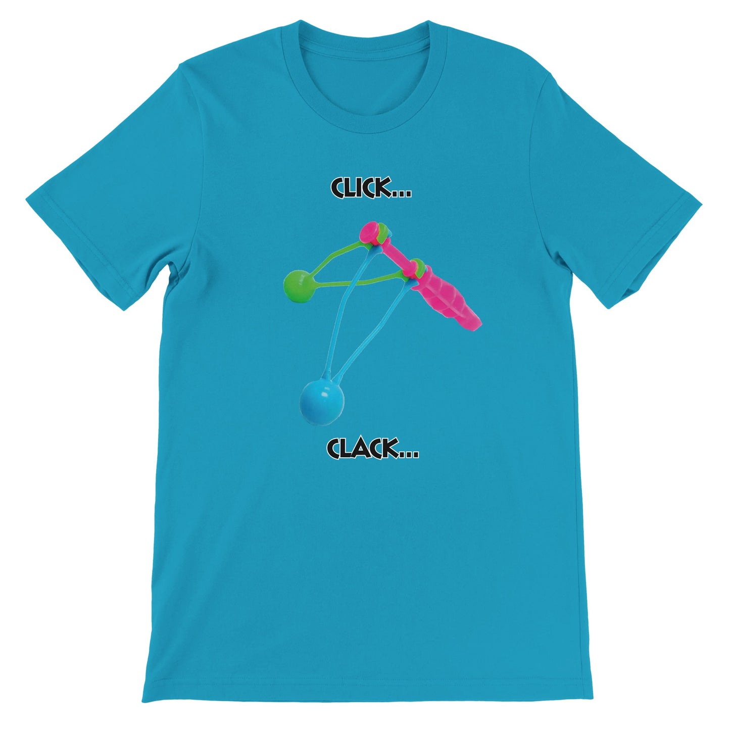 Clicker Clacker Premium Unisex Crewneck T-shirt