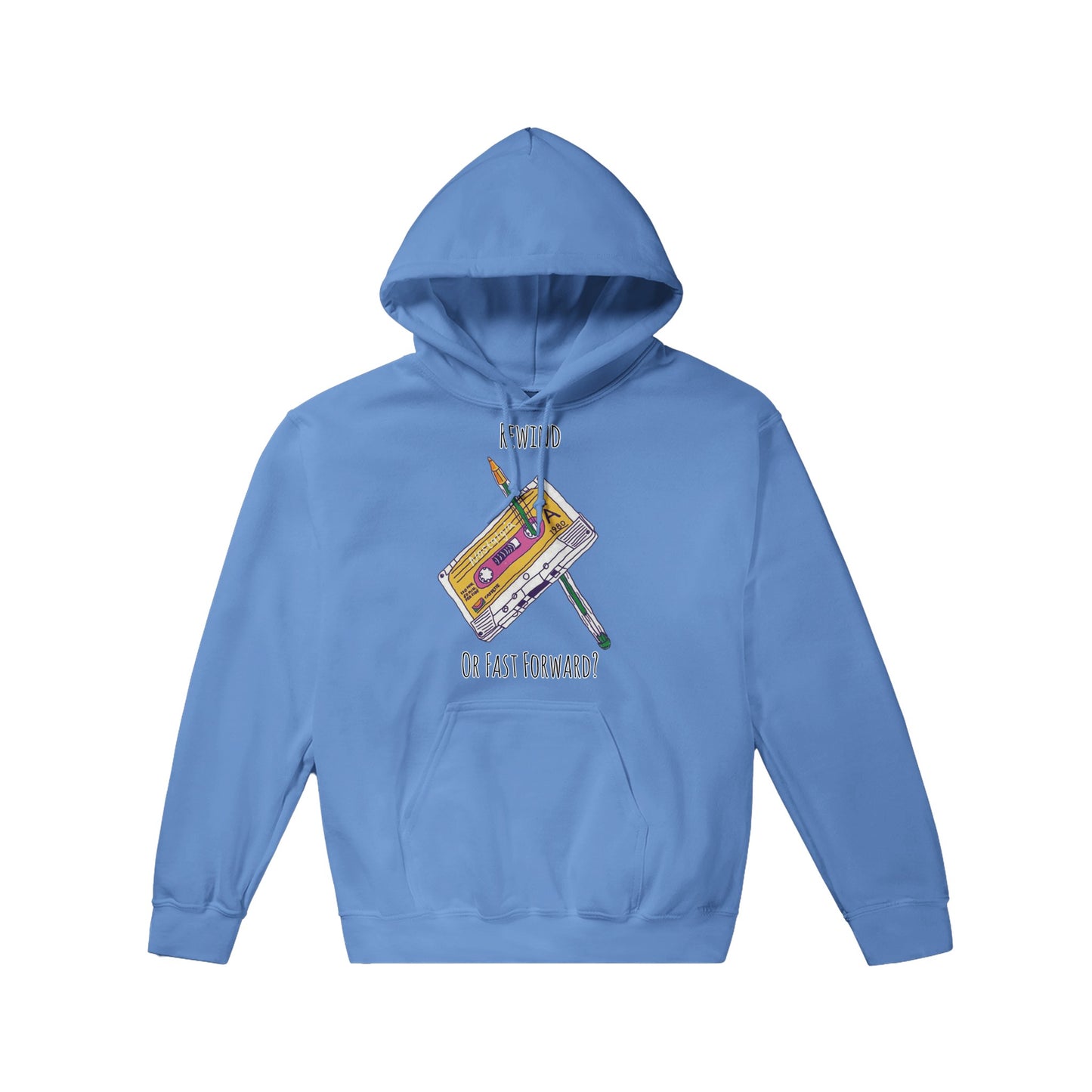 Cassette Rewind Classic Unisex Pullover Hoodie